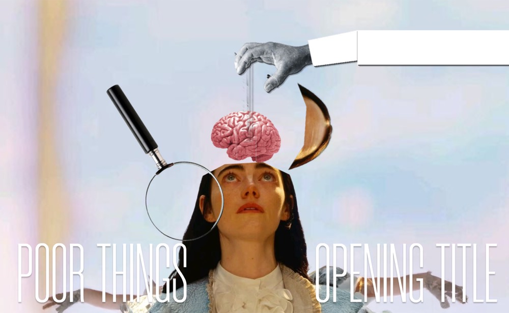 COLLAGE OPENING TITLES "POOR THINGS"
