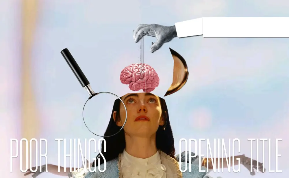 COLLAGE OPENING TITLES "POOR THINGS"